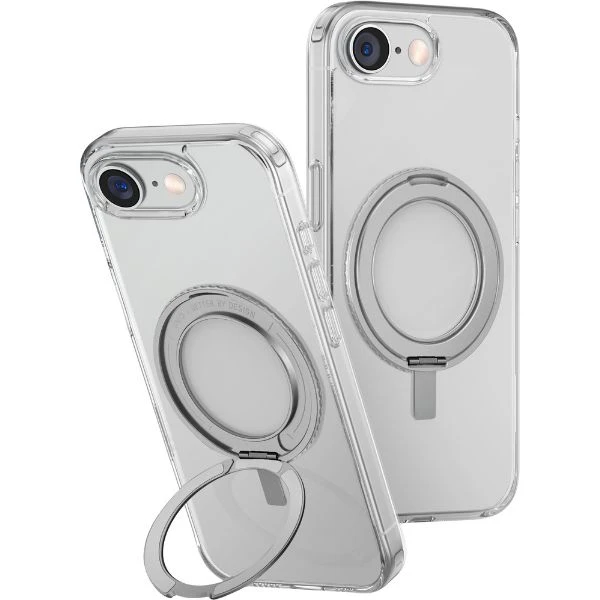 „Uniq Swivix 360“ besisukantis dėklas su atrama, skirtas „iPhone 16e“ – permatomas aprašymas - Prekės nuotrauka „Uniq Swivix 360“ besisukantis dėklas su atrama, skirtas „iPhone 16e“ – permatomas aprašymas - Prekės nuotrauka