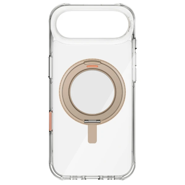 UNIQ Swivix dėklas skirtas Apple iPhone Air 360 Rotating Kickstand auksinis aprašymas - Prekės nuotrauka