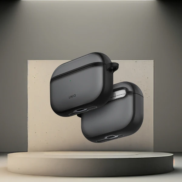 Dėklas Uniq Veren Case for AirPods Pro 3 - Brown aprašymas - Prekės nuotrauka