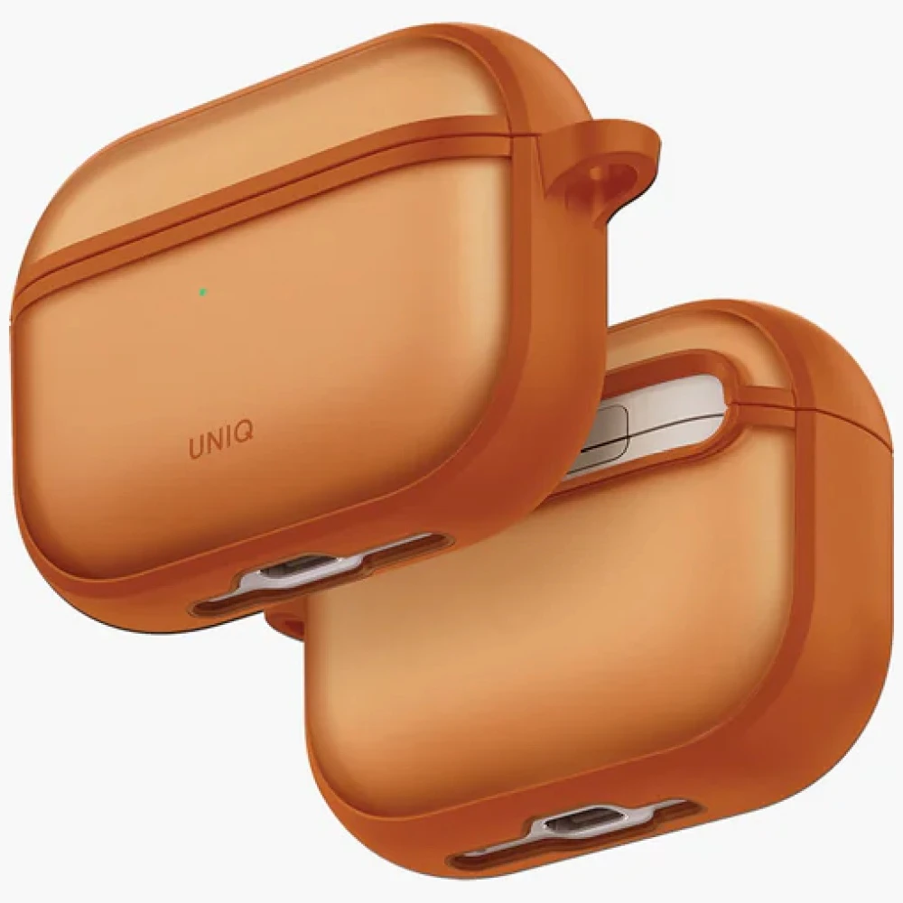 Dėklas Uniq Veren case for AirPods Pro 3 - oranžinis aprašymas - Prekės nuotrauka