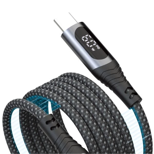 USB-C / USB-C Audi 2.0 Cable 20V 3A 60W - Juodas aprašymas - Prekės nuotrauka