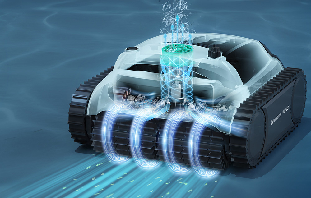 Wireless pool cleaning robot WYBOT M2 aprašymas - Prekės nuotrauka
