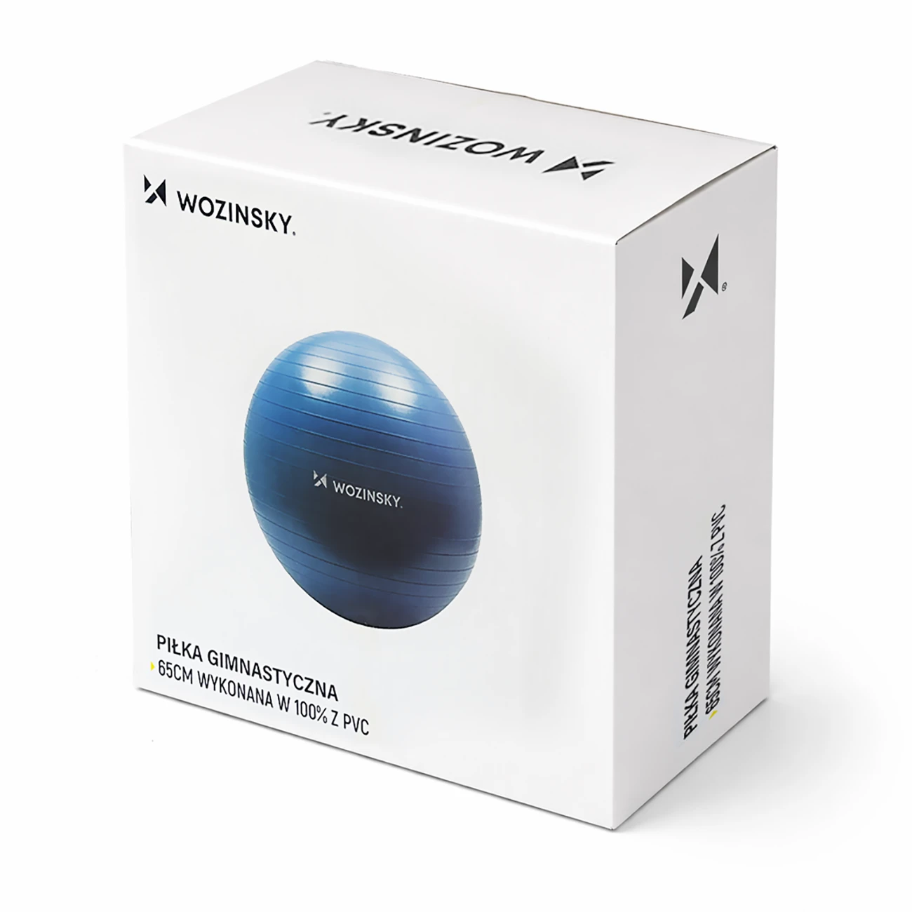 Wozinsky WGB65BL mankštos kamuolys, 65 cm, Mėlyna aprašymas - Prekės nuotrauka Wozinsky WGB65BL mankštos kamuolys, 65 cm, Mėlyna aprašymas - Prekės nuotrauka