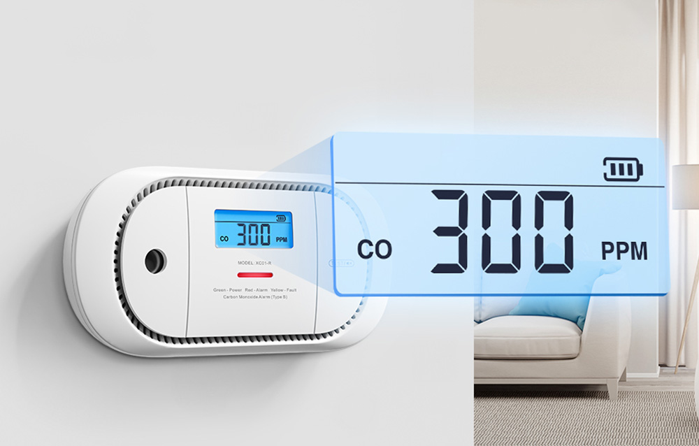 X-Sense XC01-R Carbon Monoxide Detector aprašymas - Prekės nuotrauka