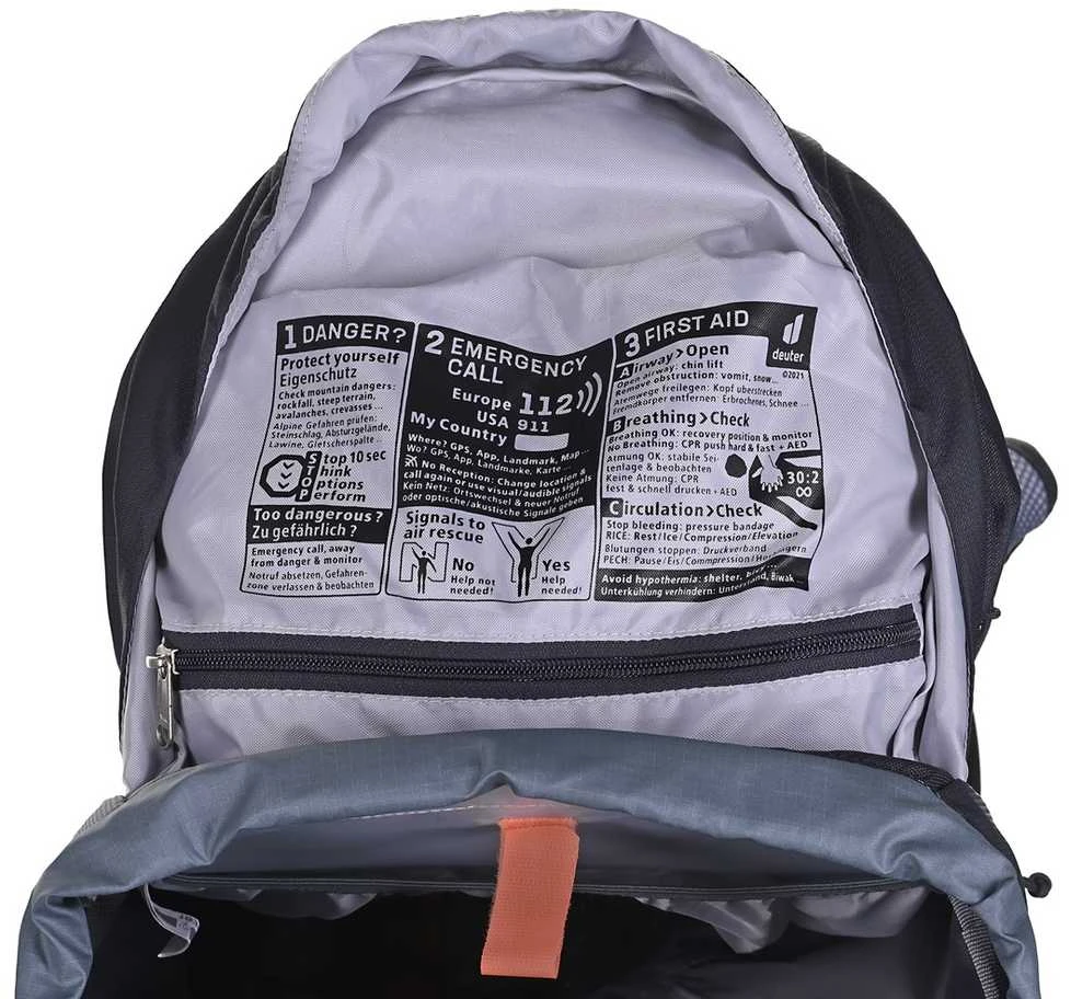 Turistinė moteriška kuprinė Deuter Ac Lite 28 SL - Pilka / Mėlyna