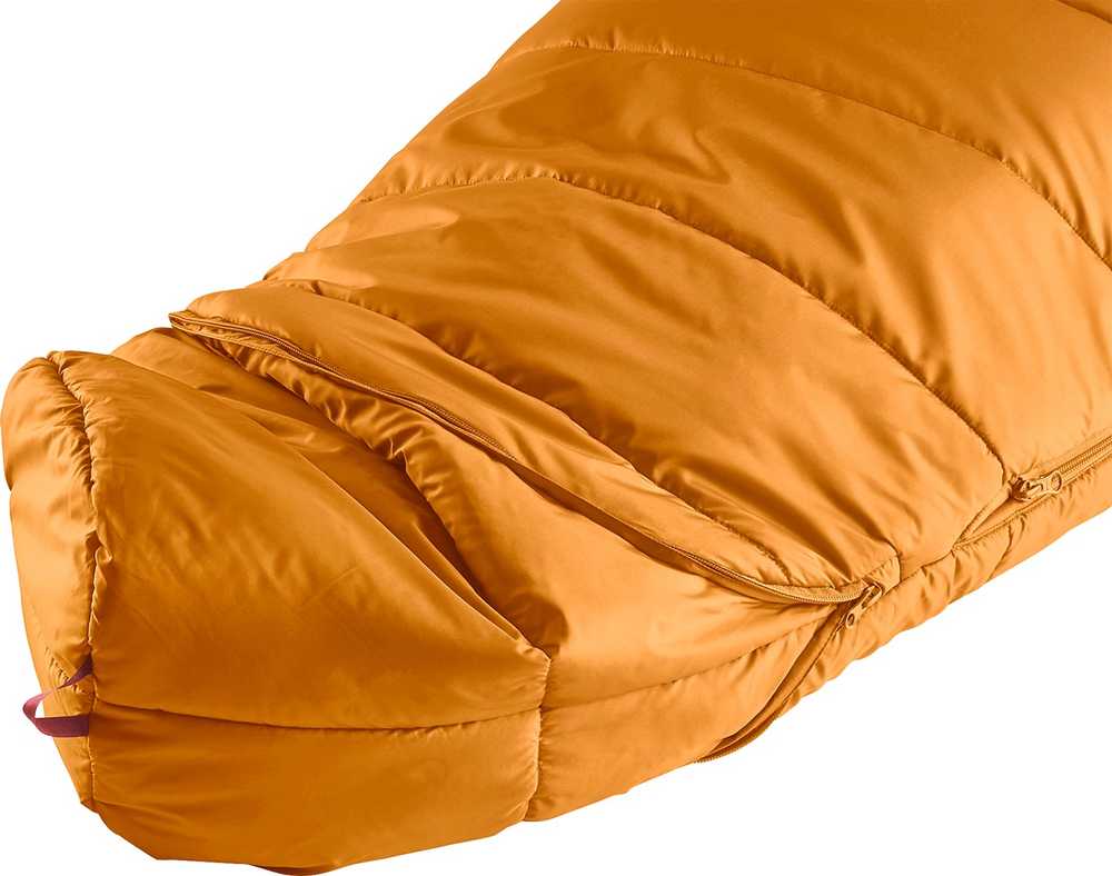 Deuter children's sleeping bag Starlight (130-170 cm) - maple-redwood
