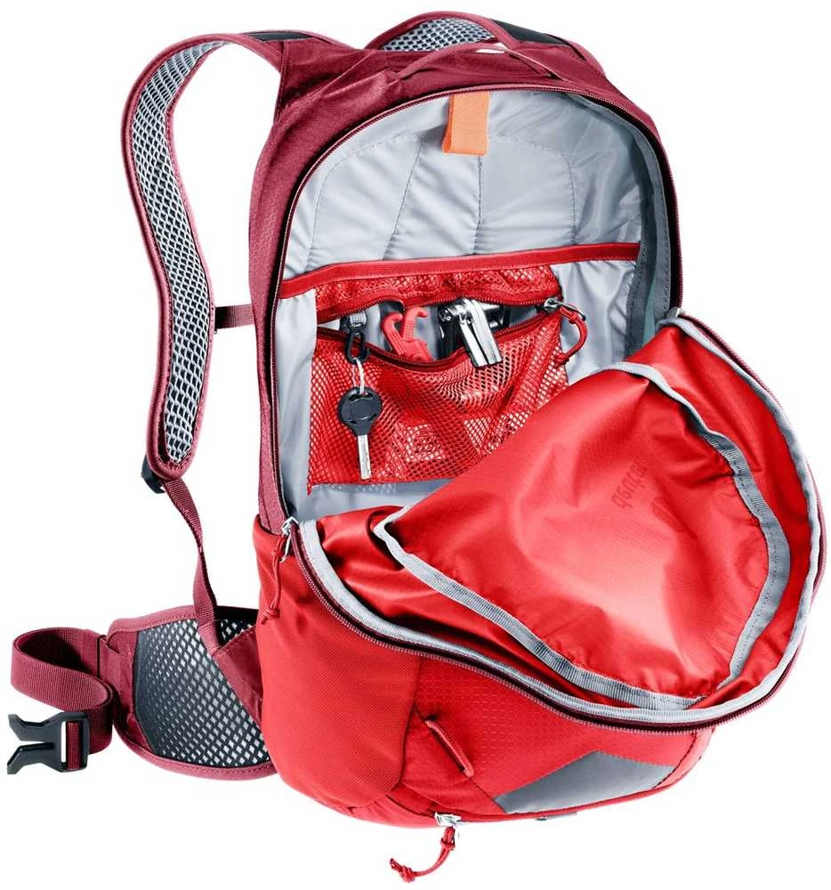 Deuter Race 16 – žygio kuprinė (Cherry/Masala)