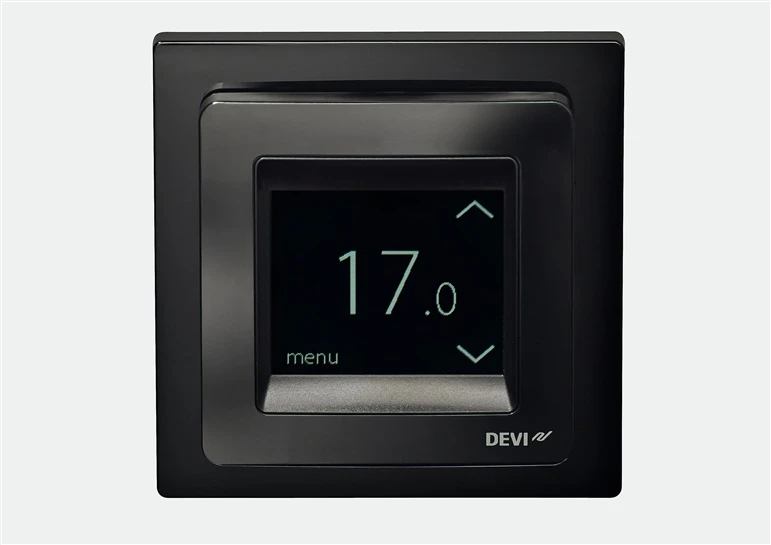 Danfoss Termostatas Devi Devireg, Touch, juoda
