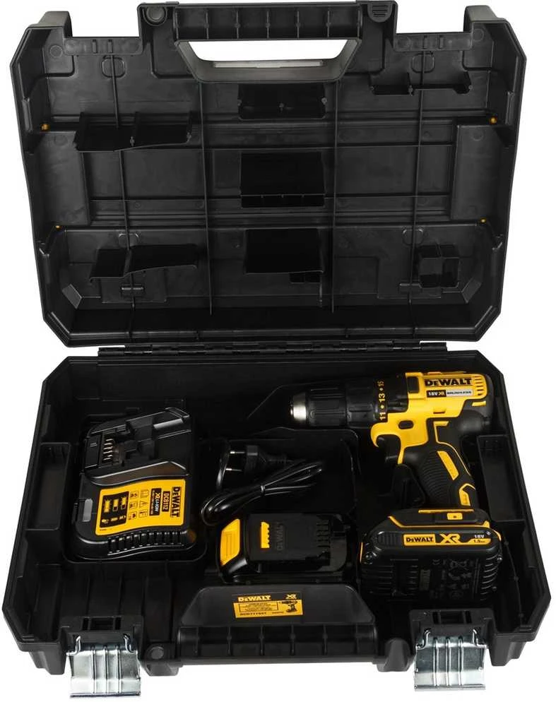 Suktuvas-gręžtuvas DeWalt DCD777D2T; 18 V; 2x2,0 Ah akum.