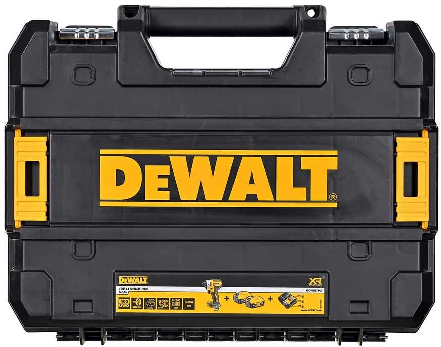 Dewalt Smūginis suktuvas DCF887P2, 18 V (2 x 5Ah) Li-ion XR, bešepetėlinis
