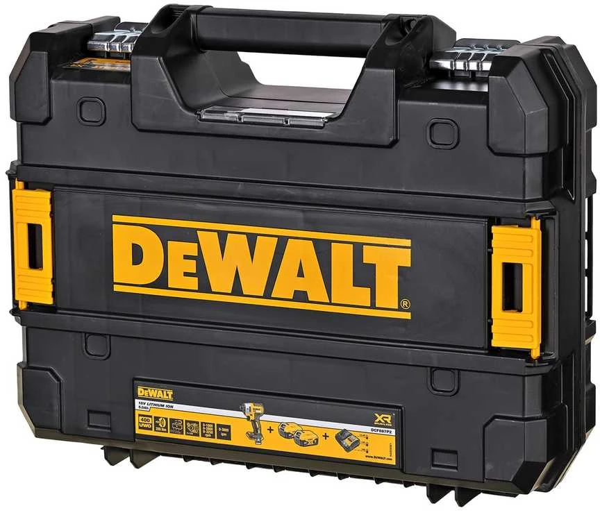 Dewalt Smūginis suktuvas DCF887P2, 18 V (2 x 5Ah) Li-ion XR, bešepetėlinis
