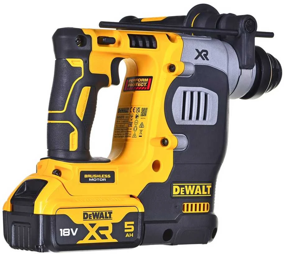 DEWALT akumuliatorinis perforatorius DCH273P2T SDS-PLUS, 18V, 2.1J, 2 x 5.0Ah, TSTAK