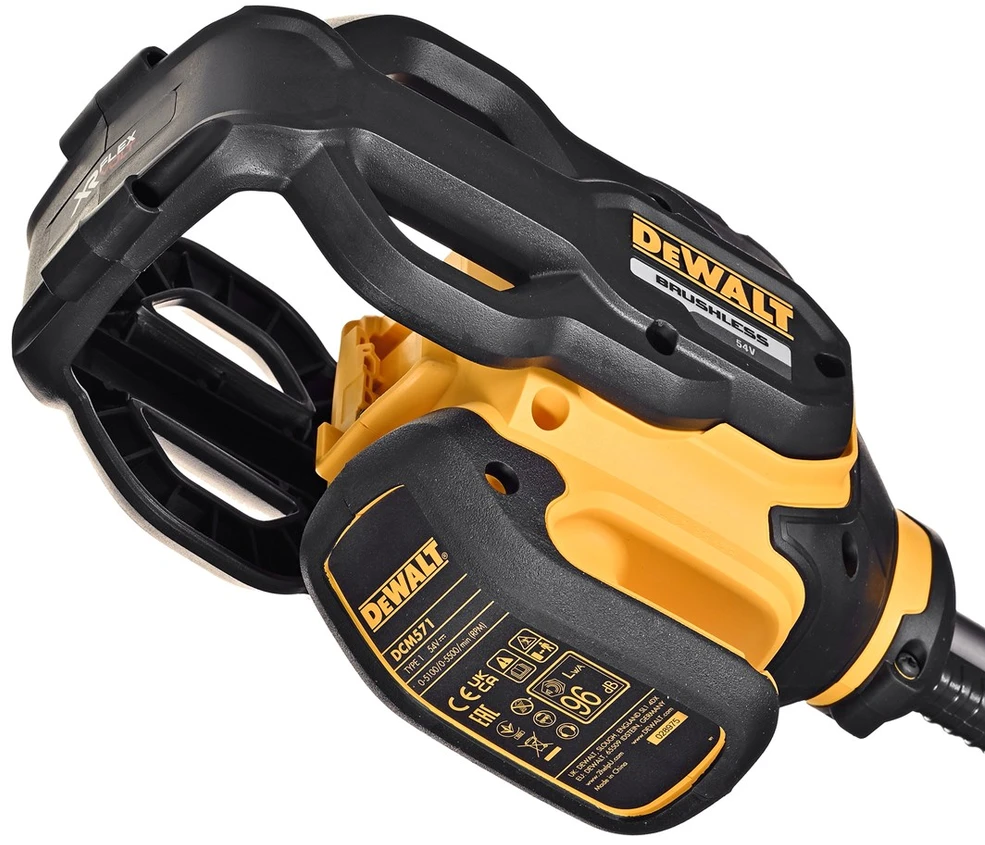 DEWALT akumuliatorinė žoliapjovė DCM571N 54V be akumuliatoriaus ir kroviklio