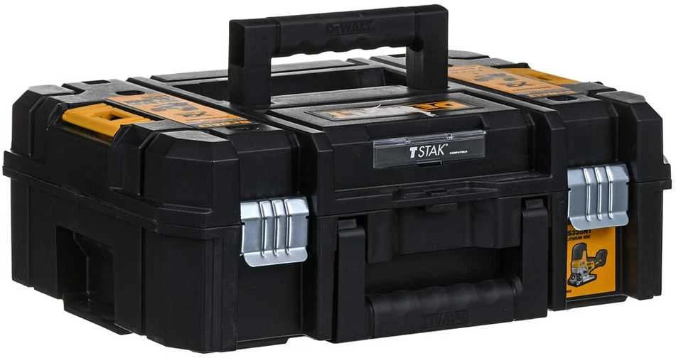 DEWALT akumuliatorinis siaurapjūklis DCS335NT 18V be akumuliatoriaus ir kroviklio su lagaminu TSTAK