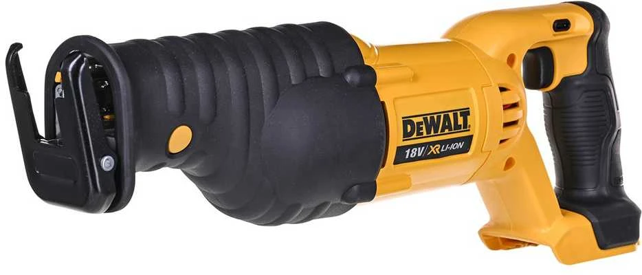 DeWalt akumuliatorinis tiesinis pjūklas DCS380N-XJ be akumuliatoriaus ir kroviklio