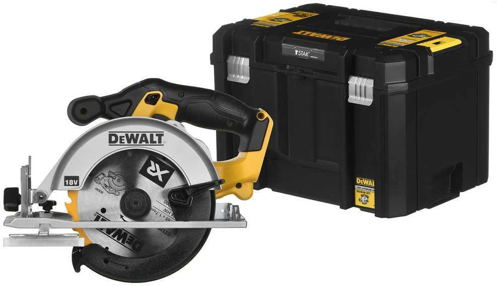 DEWALT diskinis pjūklas DCS391NT 18V 165mm TSTAK be akumuliatoriaus ir kroviklio