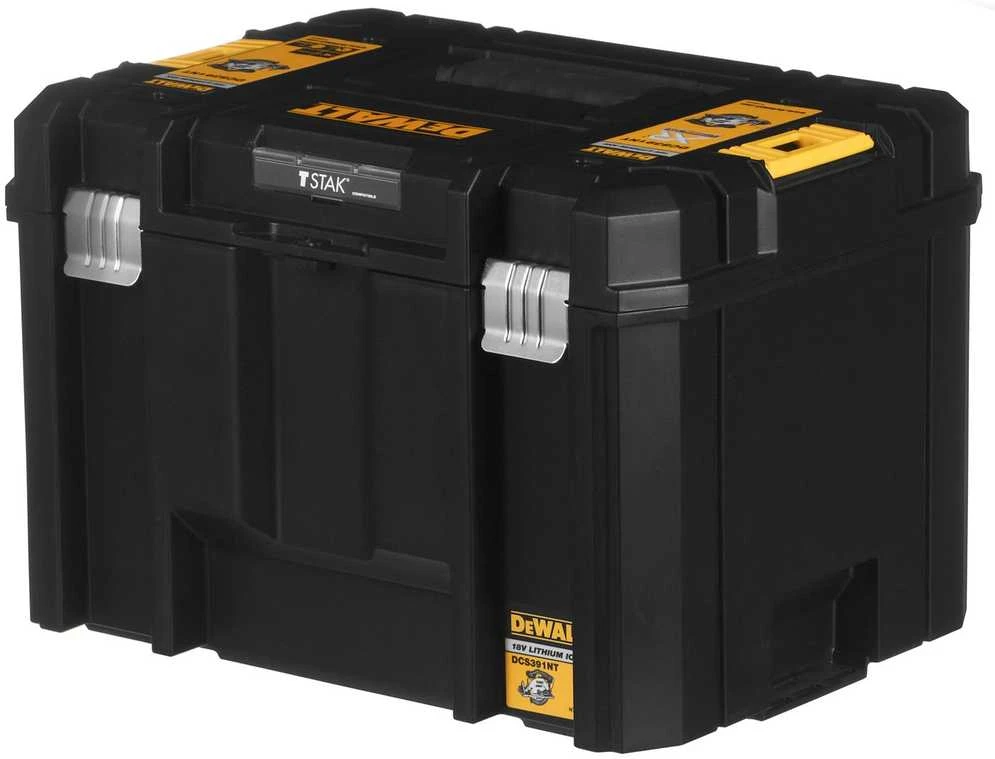 DEWALT diskinis pjūklas DCS391NT 18V 165mm TSTAK be akumuliatoriaus ir kroviklio