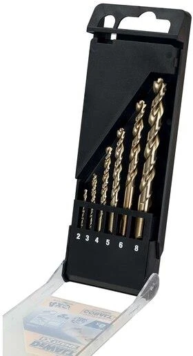 Grąžtas Grąžtų komplektas metalui DeWalt DT4956-QZ; 2-8 mm; 6 vnt.