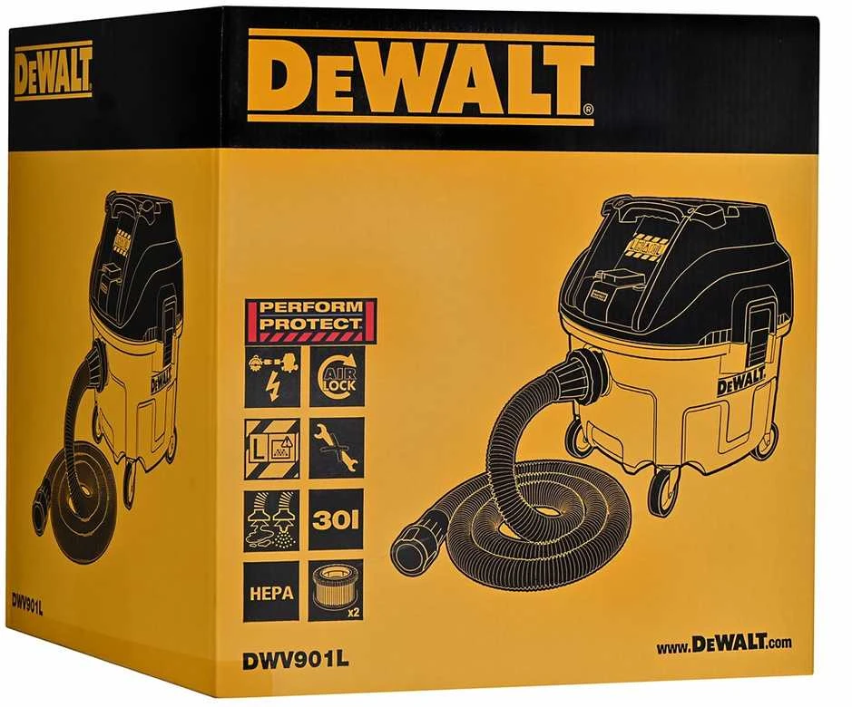 Dulkių siurblys DeWalt DWV901L 30L