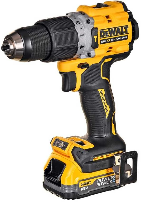 Smūginis gręžtuvas-suktuvas DeWalt DCD805E2T-QW; 18 V; 2x1,7 Ah akum.
