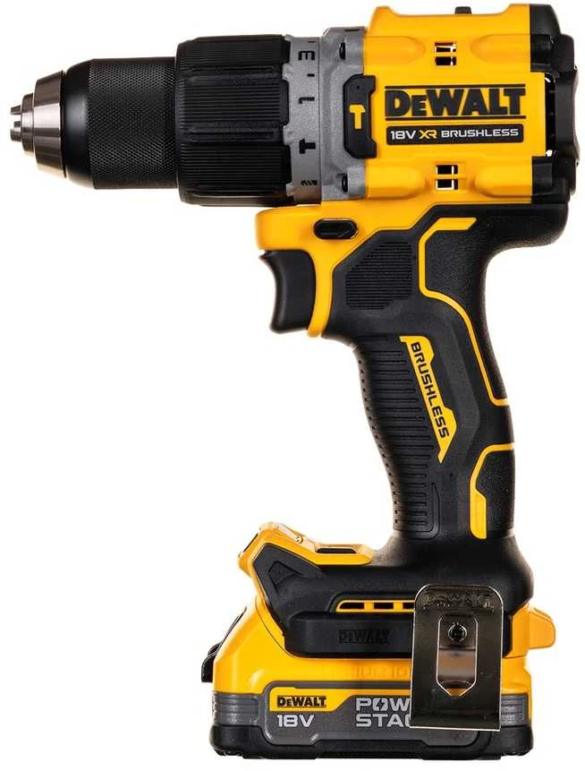 Smūginis gręžtuvas-suktuvas DeWalt DCD805E2T-QW; 18 V; 2x1,7 Ah akum.