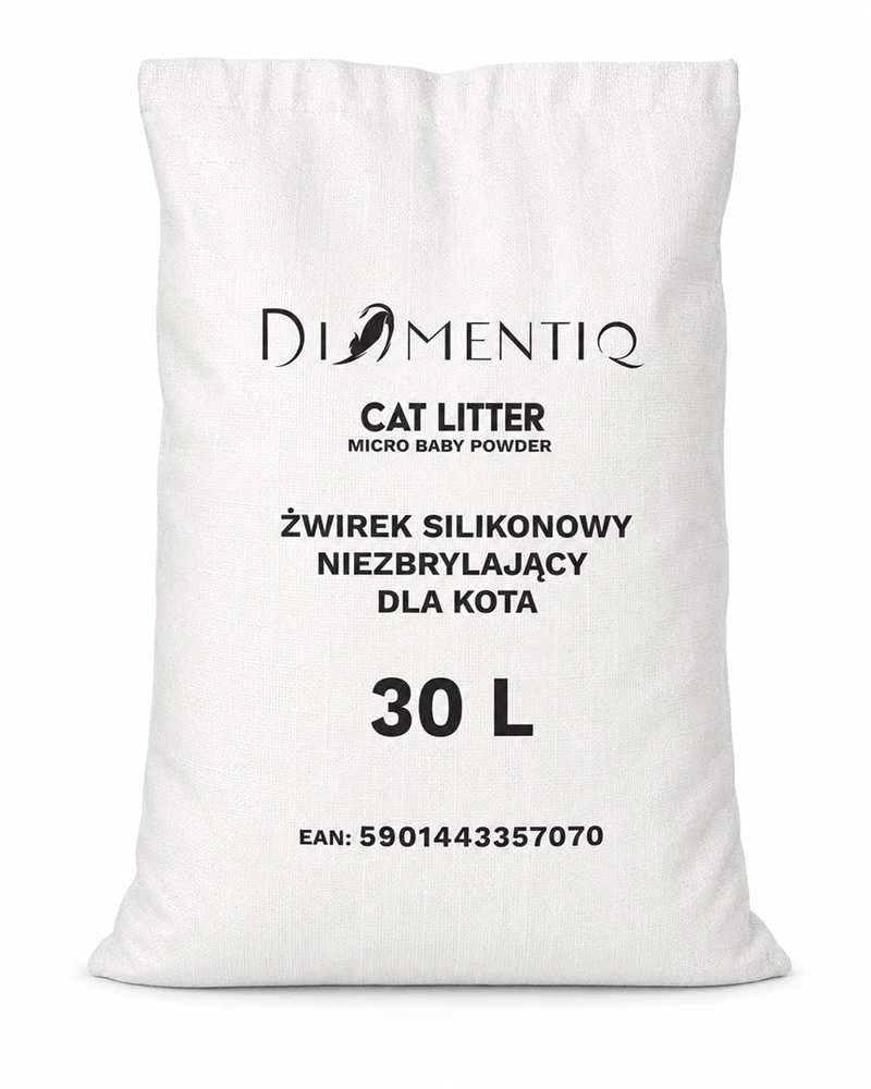 DIAMENTIQ kūdikių pudra - kačių kraikas - 30 l
