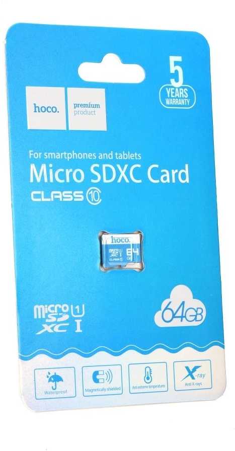Atminties kortelė Atminties korta Hoco MicroSD 64GB (class10)