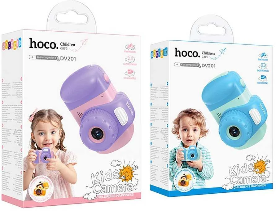 Digital kids camera Hoco 2MP 2,4" Full HD DV201 mėlynas