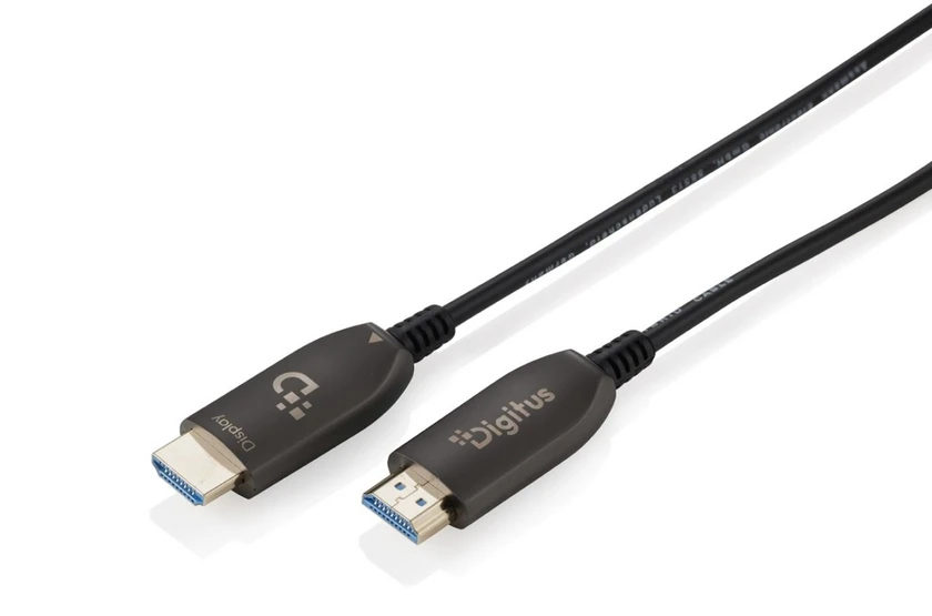 Assmann Electronic ASSMANN HDMI AOC Hibridinio pluošto jungties kabelis Tipas AM/M 10m UHD 8K60Hz CE auksinis bl