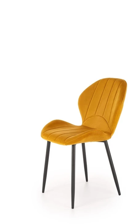 Nežinomas Dining room chair. yellow. 48 cm x 57 cm x 85 cm
