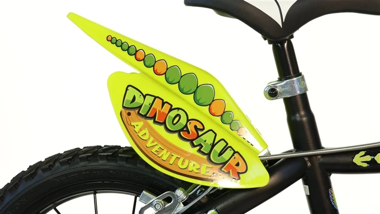 Dino_Bikes Vaikiškas dviratis Dino Bikes 616-DSA, juodas/žalias