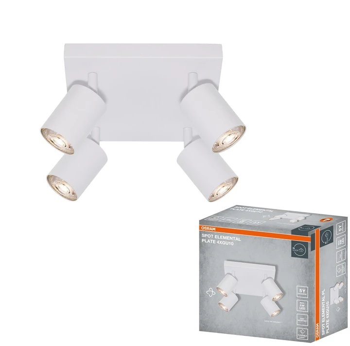 Lubinis šviestuvas Directional luminaire Osram. 4xGU10. baltas.