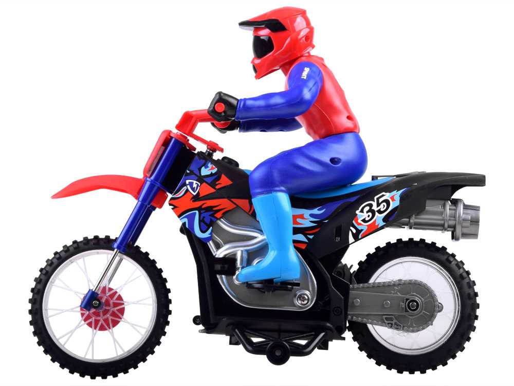 Jokomisiada Dirt bike CROSS dūmų šviesos garsas RC0564