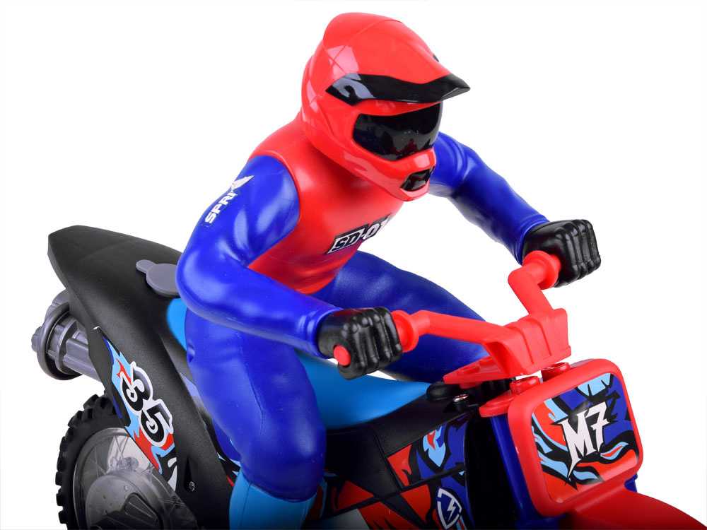 Jokomisiada Dirt bike CROSS dūmų šviesos garsas RC0564