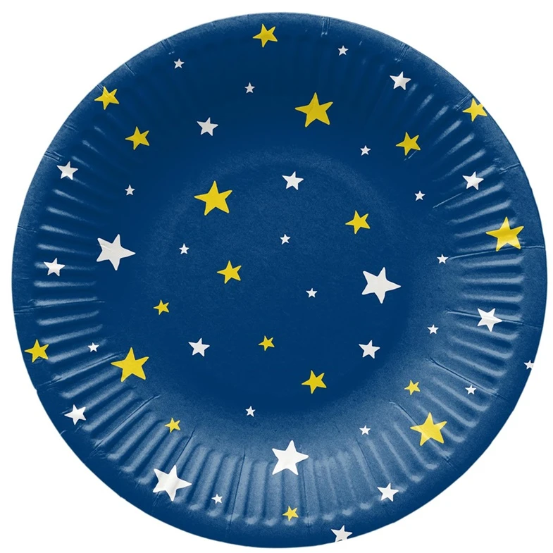 Vienkartinės lėkštės PAW Space, Ø 18 cm, 8 vnt.