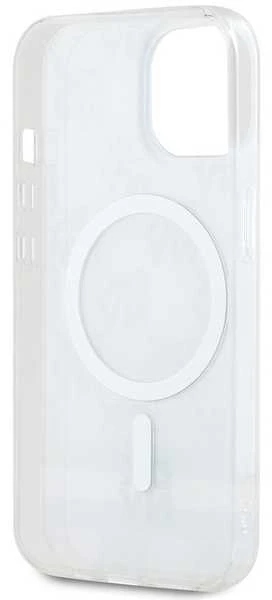 DKNY DKHMP15SHCPTSE Apple iPhone 15 14 13 6.1 inch beige kietas dėklas IML Checkered Mono Pattern & Printed