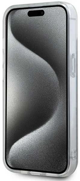 Apple iPhone 13 / 14 / 15 DKNY dėklas IML Mono & Stripe MagSafe (DKHMP15SHRHSEB) mėlynos spalvos