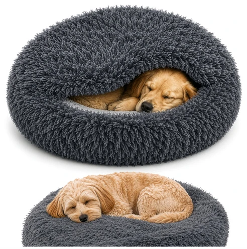 Dog/cat bed 70cm - plush Purlov