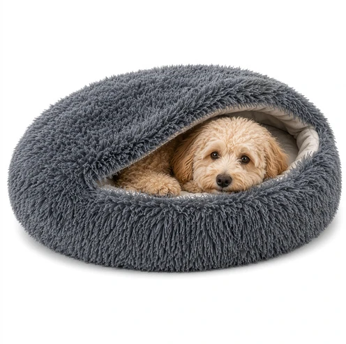 Dog/cat bed 70cm - plush Purlov