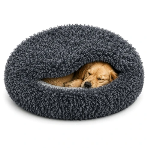 Dog/cat bed 70cm - plush Purlov