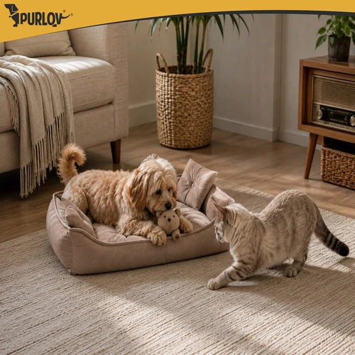 Dog/cat bed 70x50cm Purlov