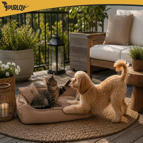 Dog/cat bed 70x50cm Purlov