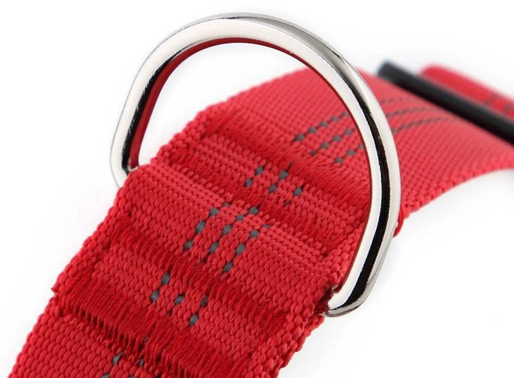 Oem Dog harness REFLECTIVE SILK dydis XL red
