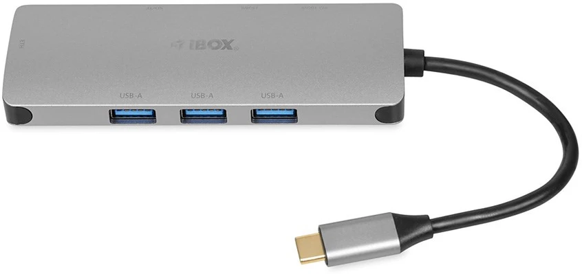 USB Jungčių Replikatorius - iBox, Sidabrinis