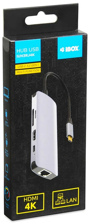 USB Jungčių Replikatorius - iBox, Sidabrinis