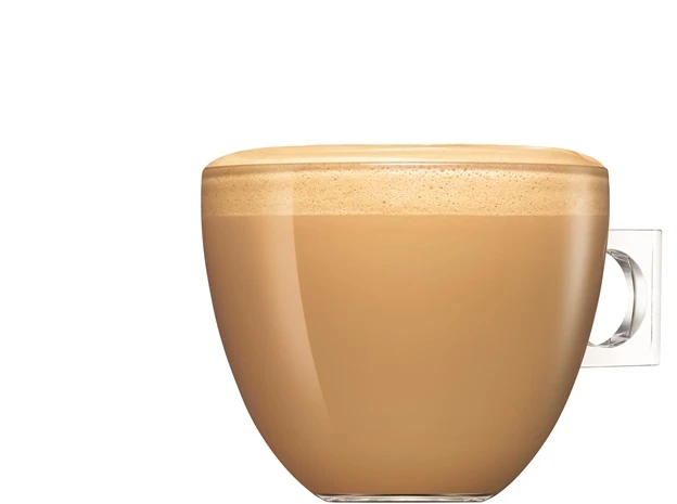 Nescafe Dolce Gusto Flat Baltas Kava, 16 kapsulių dėžutėje