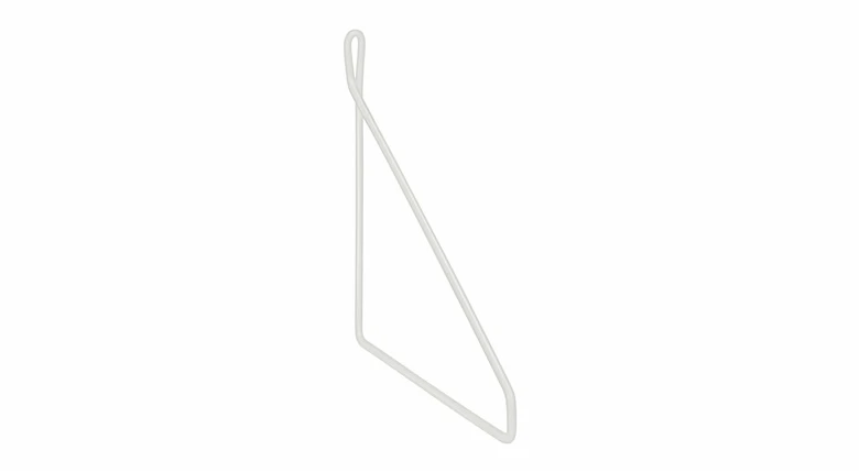 Lentynos laikiklis Dolle Fil, 210×210 mm, balta