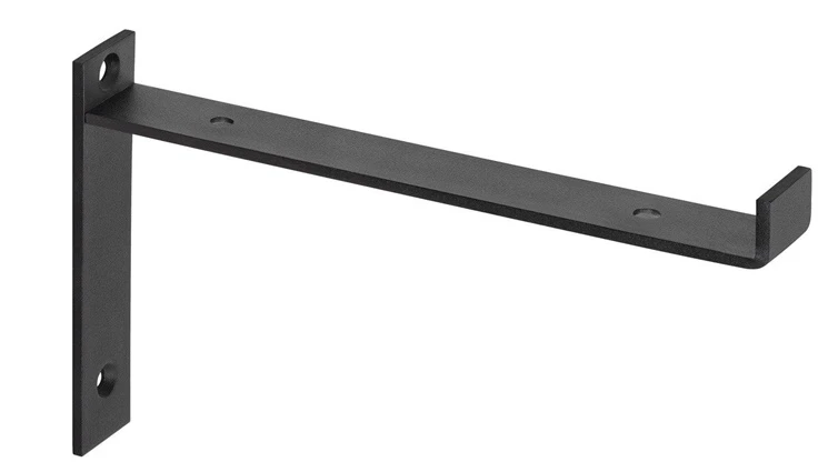 Lentynos laikiklis Dolle Lip, 260×130 mm, juoda