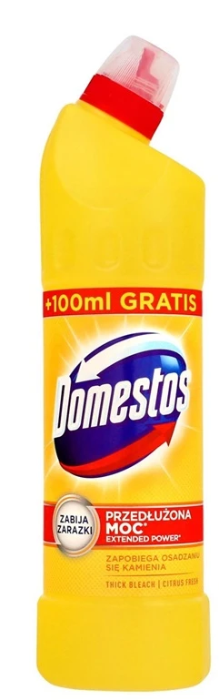 Koncentruotas dezinfekuojantis valiklis Domestos, citrinų kvapo, 750ml