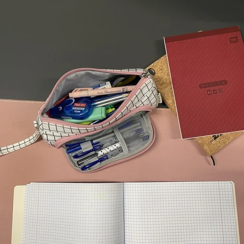 Double extendable pencil case Maaleo 24509